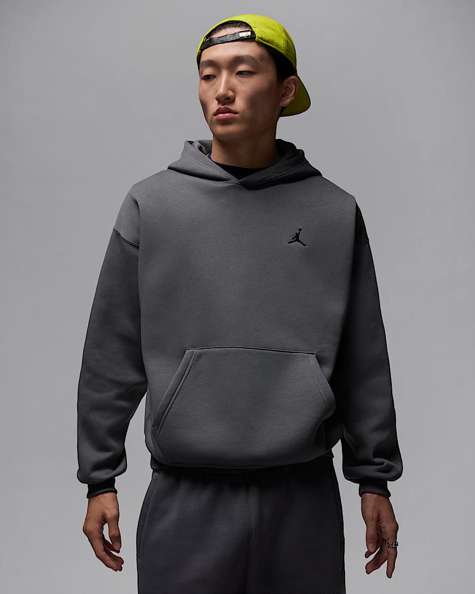 Jordan Brooklyn Fleece Men's Oversized Pullover Hoodie. Nike ID